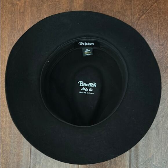 Brixton Women’s 100% Wool Classic Black Fedora, Size Small, 7, 56cm main image 10